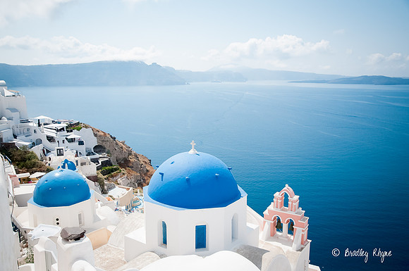 Santorini Greece Oia caldera coast travel